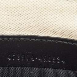 Pre Owned Gucci Beige/Black GG Supreme Canvas Kingsnake Print Pouch Clutch