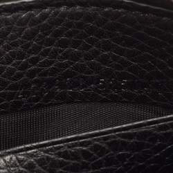 Gucci Black Leather Dorian Zip Around Wallet