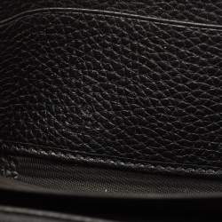 Gucci Black Leather Dorian Zip Around Wallet