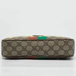 Gucci Beige/Ebony GG Supreme Canvas Fake/Not Retro Interlocking G Belt Bag