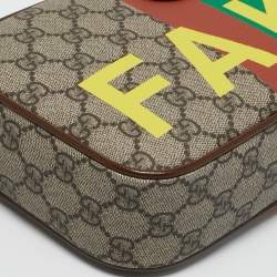 Gucci Beige/Ebony GG Supreme Canvas Fake/Not Retro Interlocking G Belt Bag