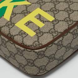 Gucci Beige/Ebony GG Supreme Canvas Fake/Not Retro Interlocking G Belt Bag