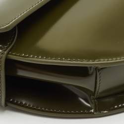 Gucci Luscious Green Leather Small Half Moon Top Handle Bag