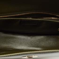 Gucci Luscious Green Leather Small Half Moon Top Handle Bag