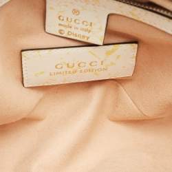 Gucci x Disney Multicolor Matelassé Leather Mickey Minnie Mouse Medium GG Marmont Shoulder Bag