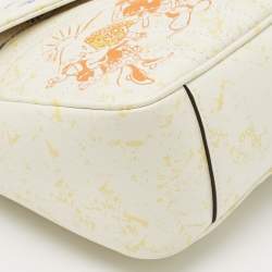 Gucci x Disney Multicolor Matelassé Leather Mickey Minnie Mouse Medium GG Marmont Shoulder Bag