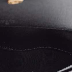 Gucci Black Leather Horsebit 1955 Wallet on Chain