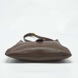 Pre Owned Gucci Brown Leather Medium Aphrodite Hobo