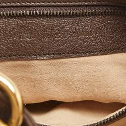 Pre Owned Gucci Brown Leather Medium Aphrodite Hobo