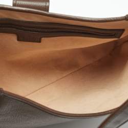 Pre Owned Gucci Brown Leather Medium Aphrodite Hobo
