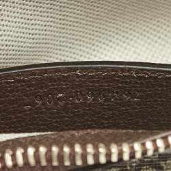 Pre Owned Gucci Beige/Brown GG Supreme Canvas and Leather Mini Ophidia Shoulder Bag