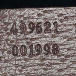 Pre Owned Gucci Brown/Beige GG Supreme Canvas Small Ophidia Shoulder Bag