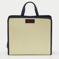 Pre Owned Gucci Multicolor Coated Canvas Louis Wain Cat Rainbow Children's Cat Tote