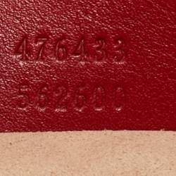 مملوكة مسبقًا حقيبة كتف غوتشي جي جي مارمونت سوبر ميني جلد ميتلاس عصري قديم وردي فاتح