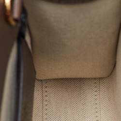 Pre Owned Gucci Beige/Brown Jumbo GG Canvas and Leather Mini Vertical Tote