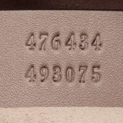 Pre Owned Gucci Dusty Pink Matelassé Leather GG Marmont Belt Bag