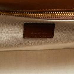 Pre Owned Gucci Brown Leather Horsebit 1955 Shoulder Bag