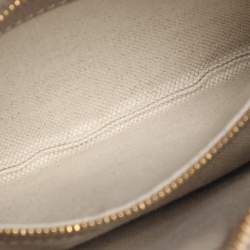 Pre Owned Gucci Beige Guccissima Leather Medium GG Emblem Shoulder Bag