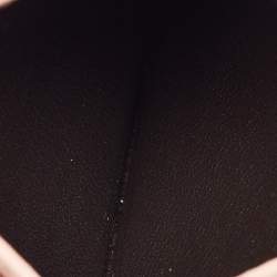 Pre Owned محفظة بطاقات غوتشي جي جي مارمونت جلد ماتيلاسيه وردي فاتح