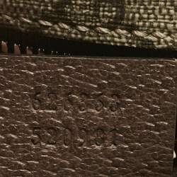 Pre Owned Gucci Beige/Brown GG Supreme Canvas Soft Trunk Messenger Bag