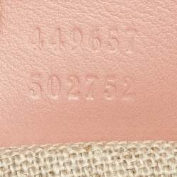 Pre Owned Gucci Pink Microguccissima Leather Dome Satchel
