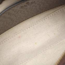 Pre Owned Gucci Beige GG Supreme Canvas and Leather Small Ophidia Shoulder Bag