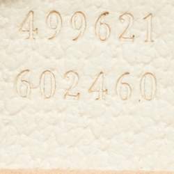 Pre Owned Gucci Off White Leather Small Ophidia Shoulder Bag