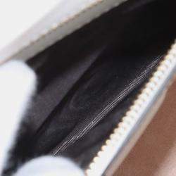 Pre Owned حقيبة غوتشي متوسطة مقبض علوي سيلفي جلد أبيض مطرزة زهور