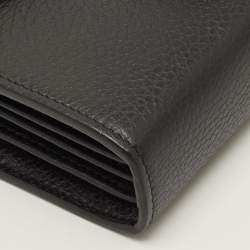 مملوكة مسبقًا محفظة غوتشي ديونيسوس سلسلة جلد أسود