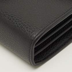 مملوكة مسبقًا محفظة غوتشي ديونيسوس سلسلة جلد أسود