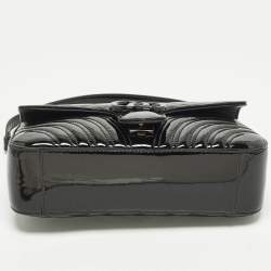 Pre Owned حقيبة كتف غوتشي جي جي مارمونت جلد ماتيلس أوف وايت صغيرة