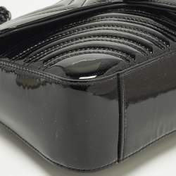 Pre Owned حقيبة كتف غوتشي جي جي مارمونت جلد ماتيلس أوف وايت صغيرة