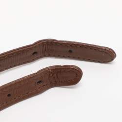 Pre Owned حقيبة كتف غوتشي جاكي 1961 ميني كانفاس سوبرم بيج/بني وجلد