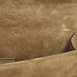 Pre Owned Gucci Dionysus Crystals Beige Coated Canvas and Suede Shoulder Bag