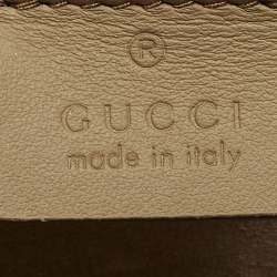Pre Owned Gucci Dionysus Crystals Beige Coated Canvas and Suede Shoulder Bag