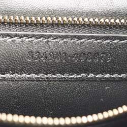 Pre Owned Gucci B Medium Black Microguccissima Leather and Suede Hobo