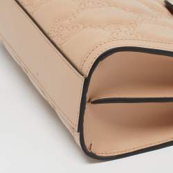 Pre Owned حقيبة كتف غوتشي جلد ماتلاس بيج صغيرة GG