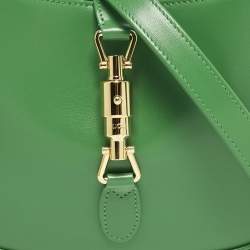 مملوكة مسبقًا Gucci Jackie 1961 Small Green Leather Hobo