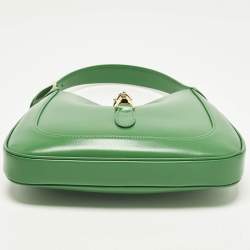 مملوكة مسبقًا Gucci Jackie 1961 Small Green Leather Hobo