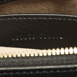 Pre Owned Gucci Ophidia Web Small Black Leather Tote