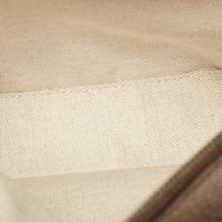 مملوكة مسبقًا حقيبة ماسنجر غوتشي أوفييديا قماش "جي جي" بني/بيج جلدية