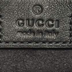 مملوكة مسبقًا حقيبة كتف غوتشي مارمونت جلد ماتلاس أسود صغير