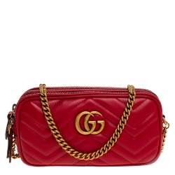 Gucci RED GG MARMONT PEARL BAG – LAMODSY