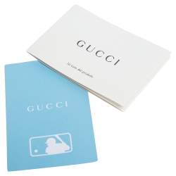 Pre Owned Gucci Beige GG Canvas Medium NY Yankees Backpack 