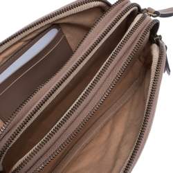 Gucci Nude Chevron Leather Mini GG Marmont Shoulder Bag