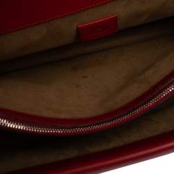 مملوكة مسبقًا حقيبة كتف غوتشي "ديونيسوس ارابيسك" متوسطة جلد و كانفاس جي جي سوبريم أحمر