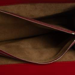 مملوكة مسبقًا حقيبة كتف غوتشي "ديونيسوس ارابيسك" متوسطة جلد و كانفاس جي جي سوبريم أحمر