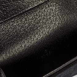 Gucci Black GG Canvas Flap Card Holder