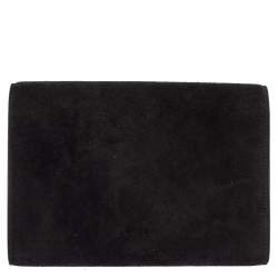 Pre Owned Gucci Black Suede Dionysus Wallet On Chain           