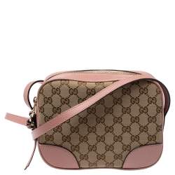 Gucci Bree Tote GG Large Beige/Pink in Canvas/Leather with Light